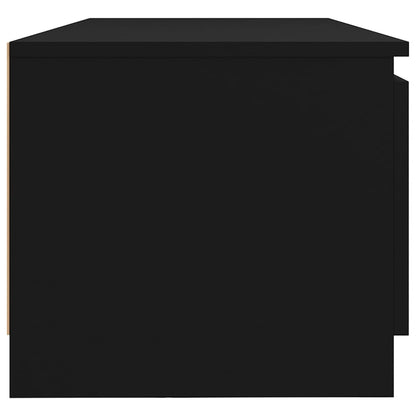 Tv-Meubel Met Led-Verlichting 40X40X35,5 Cm 140 x 40 x 35.5 cm Zwart