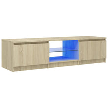 Tv-Meubel Met Led-Verlichting 40X40X35,5 Cm Kleur 140 x 40 x 35.5 cm Sonoma eiken