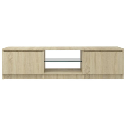Tv-Meubel Met Led-Verlichting 40X40X35,5 Cm Kleur 140 x 40 x 35.5 cm Sonoma eiken