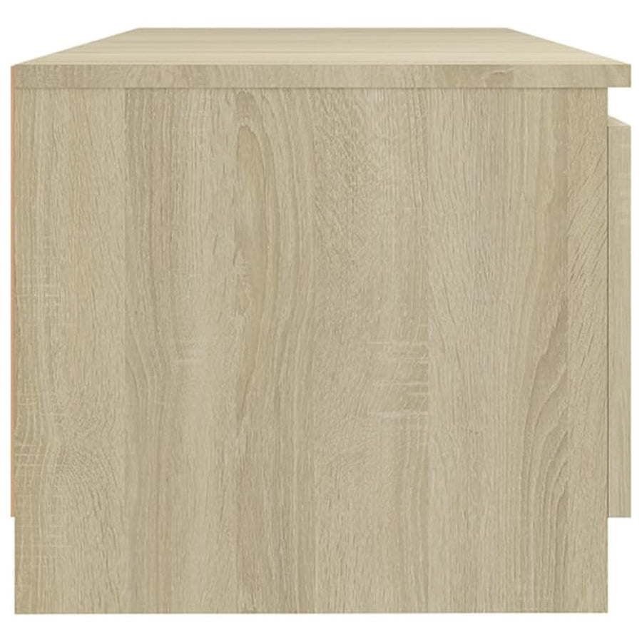Tv-Meubel Met Led-Verlichting 40X40X35,5 Cm Kleur 140 x 40 x 35.5 cm Sonoma eiken