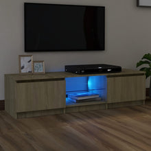 Tv-Meubel Met Led-Verlichting 40X40X35,5 Cm Kleur 140 x 40 x 35.5 cm Sonoma eiken