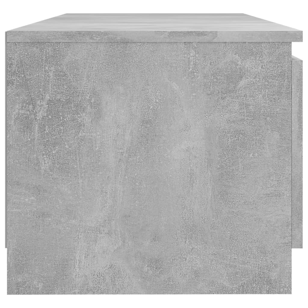 Tv-Meubel Met Led-Verlichting 40X40X35,5 Cm 140 x 40 x 35.5 cm Betongrijs