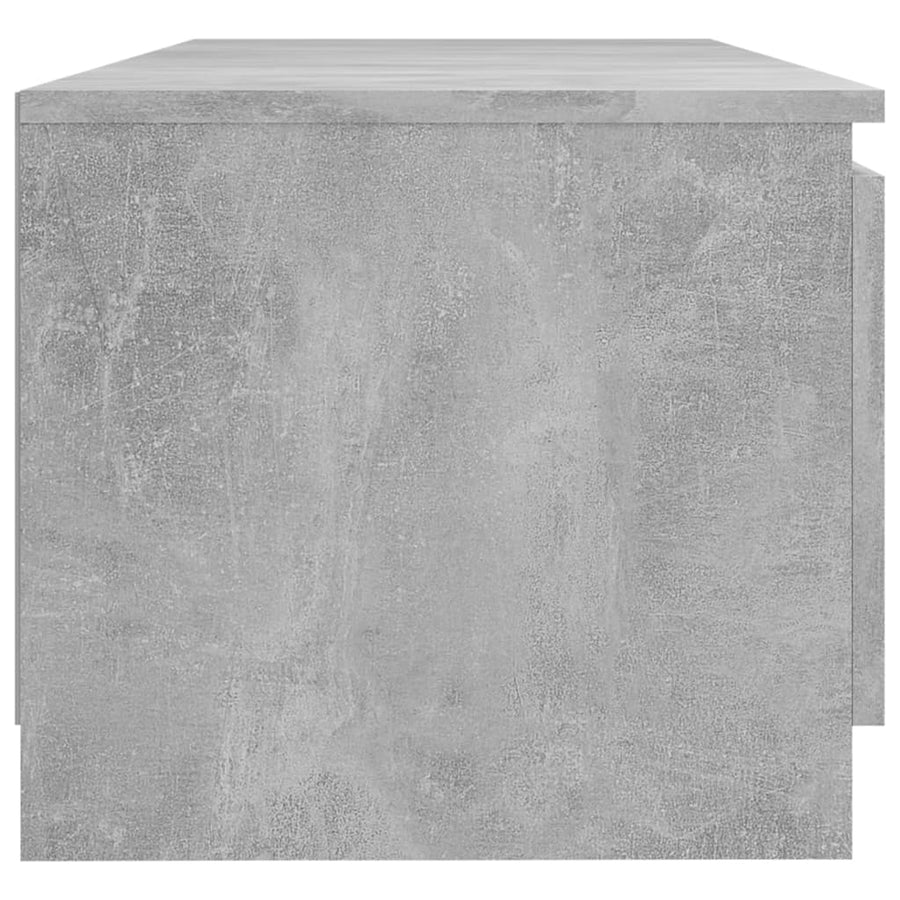 Tv-Meubel Met Led-Verlichting 40X40X35,5 Cm 140 x 40 x 35.5 cm Betongrijs