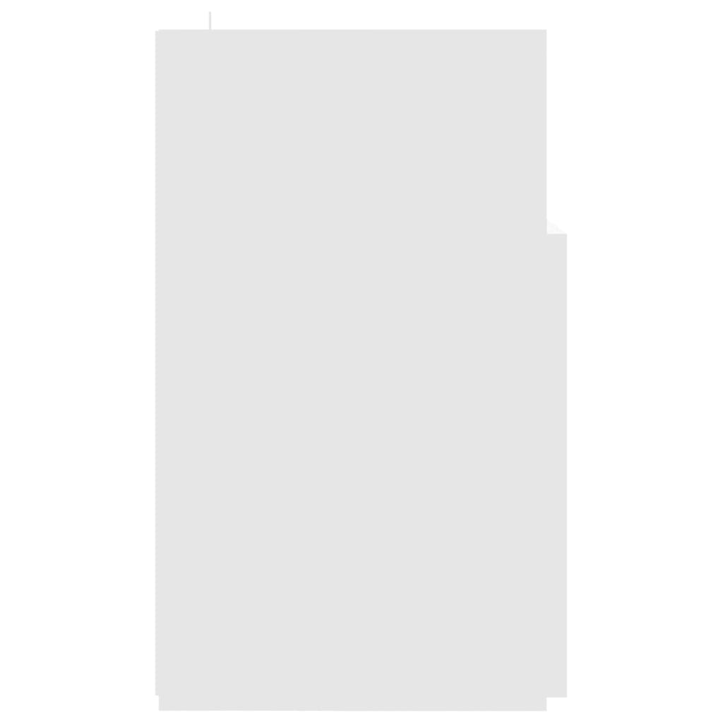 Tv-meubel met LED-verlichting 120x30x50 cm wit Wit