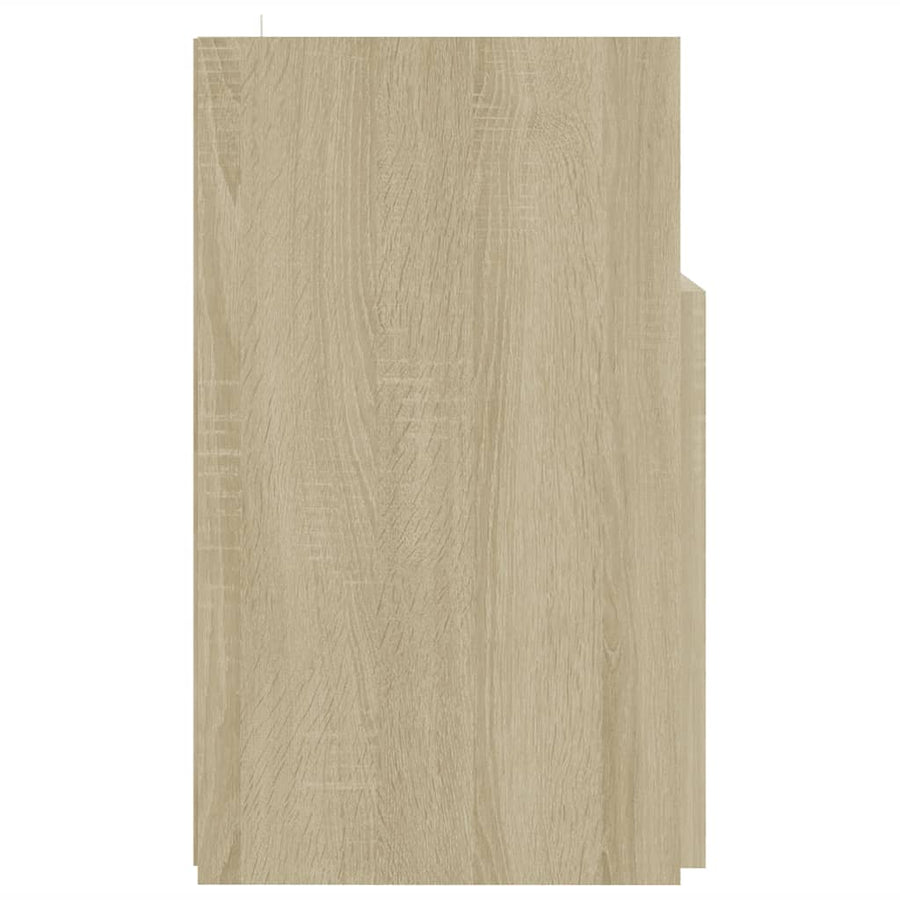 Tv-meubel met LED-verlichting 120x30x50 cm sonoma eikenkleurig Sonoma eiken