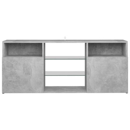 Tv-Meubel Met Led-Verlichting 20X30X50 Cm Betongrijs