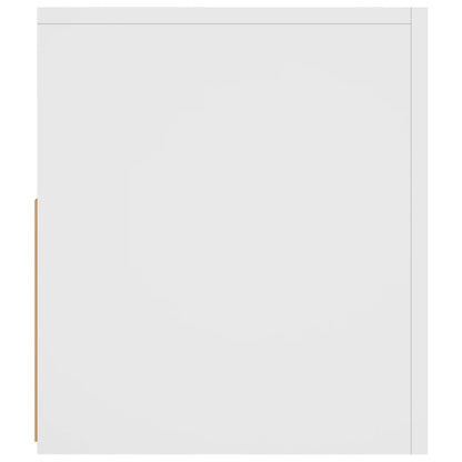 Tv-meubel met LED-verlichting 120x35x40 cm wit Wit