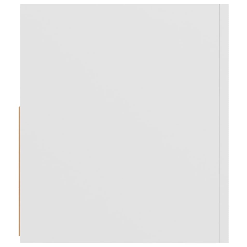 Tv-meubel met LED-verlichting 90x35x40 cm wit Wit