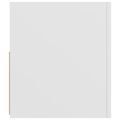 Tv-meubel met LED-verlichting 90x35x40 cm wit Wit