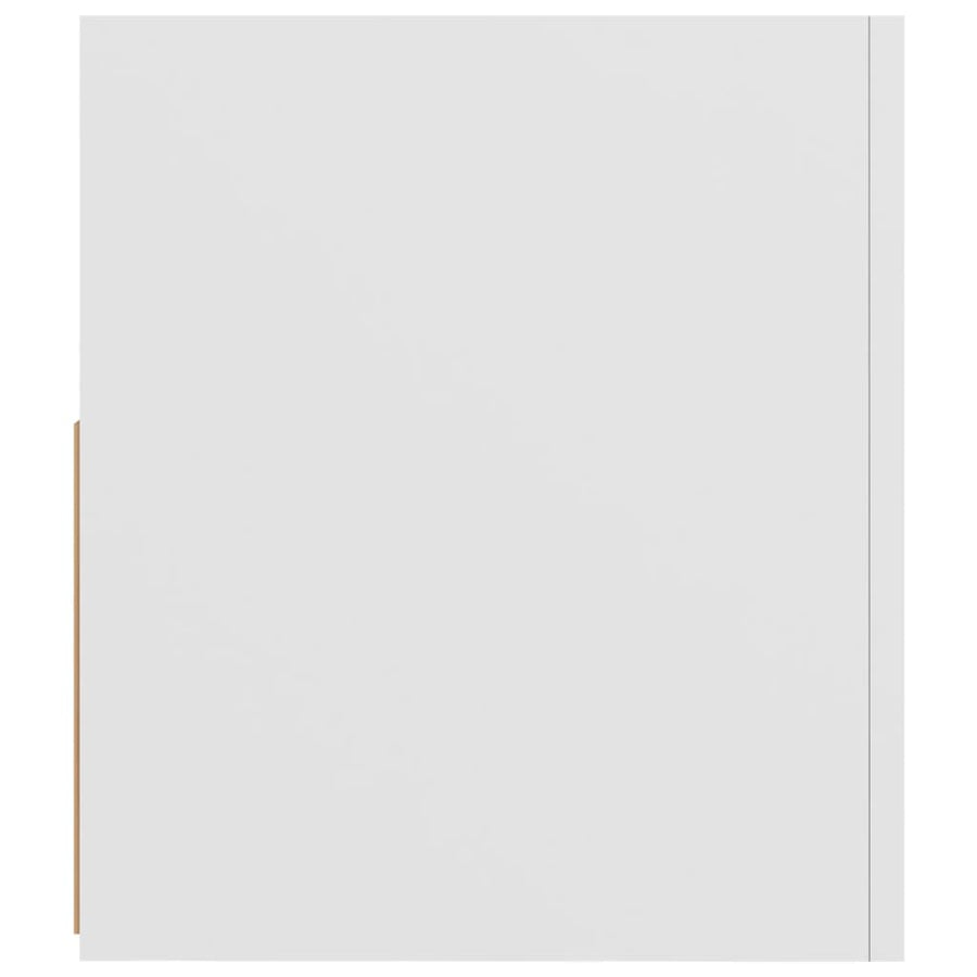 Tv-meubel met LED-verlichting 90x35x40 cm wit Wit