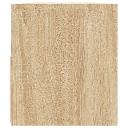 Tv-meubel met LED-verlichting 90x35x40 cm sonoma eikenkleurig Sonoma eiken