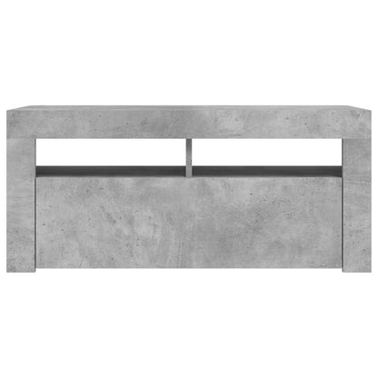Tv-Meubel Met Led-Verlichting 90X35X40 Cm Betongrijs