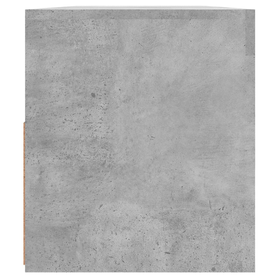 Tv-Meubel Met Led-Verlichting 90X35X40 Cm Betongrijs