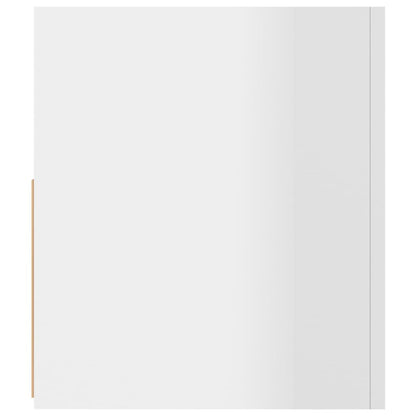 Tv-meubel met LED-verlichting 90x35x40 cm hoogglans wit Hoogglans wit