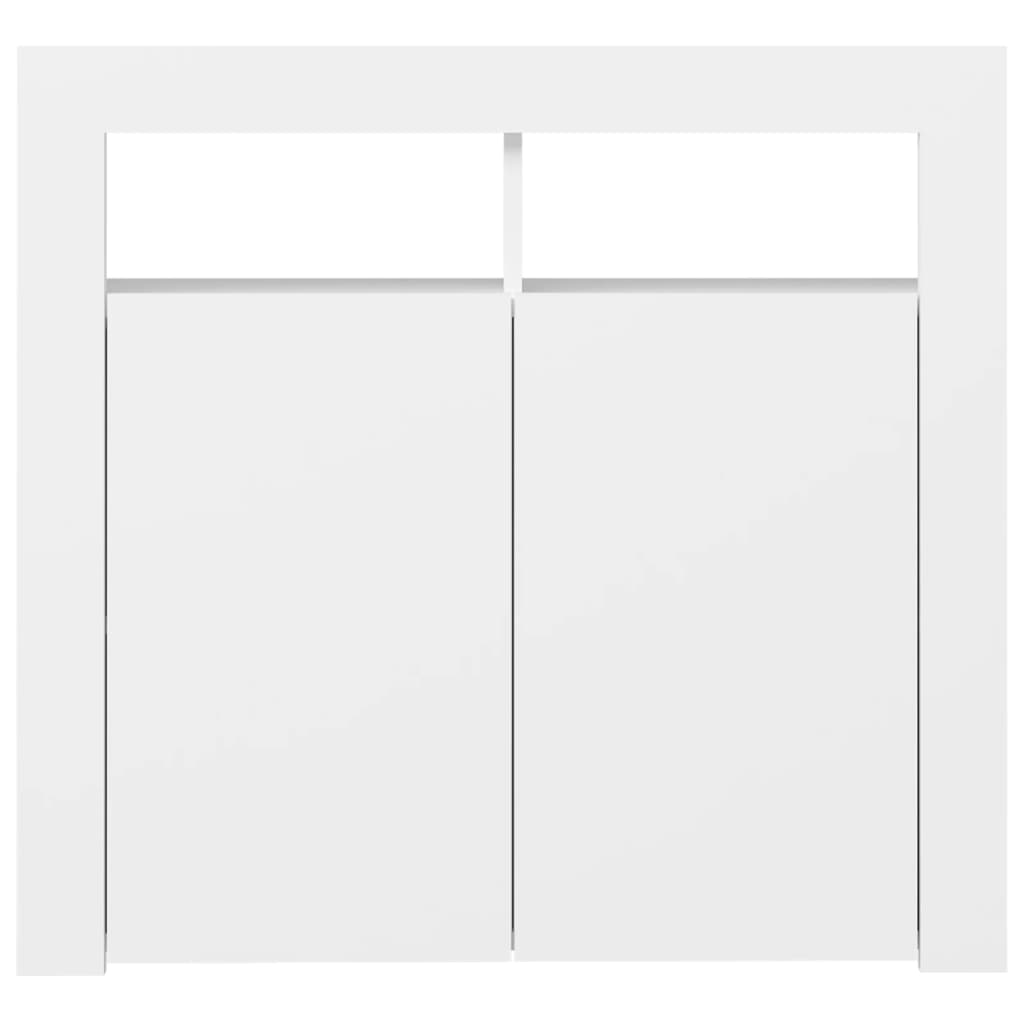 Dressoir met LED-verlichting 80x35x75 cm wit 80 x 35 x 75 cm Wit