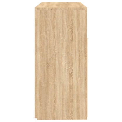 Dressoir met LED-verlichting 80x35x75 cm sonoma eikenkleurig 80 x 35 x 75 cm Sonoma eiken