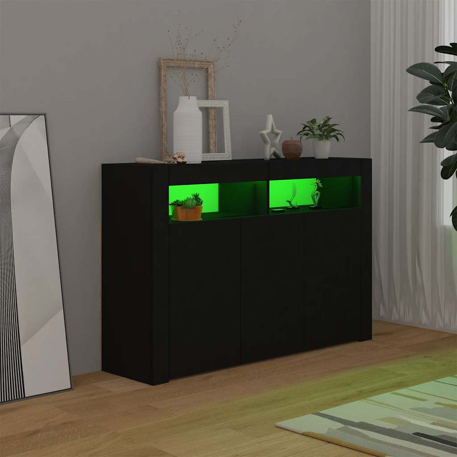 Dressoir Met Led-Verlichting 115,5X30X75 Cm 115.5 x 30 x 75 cm