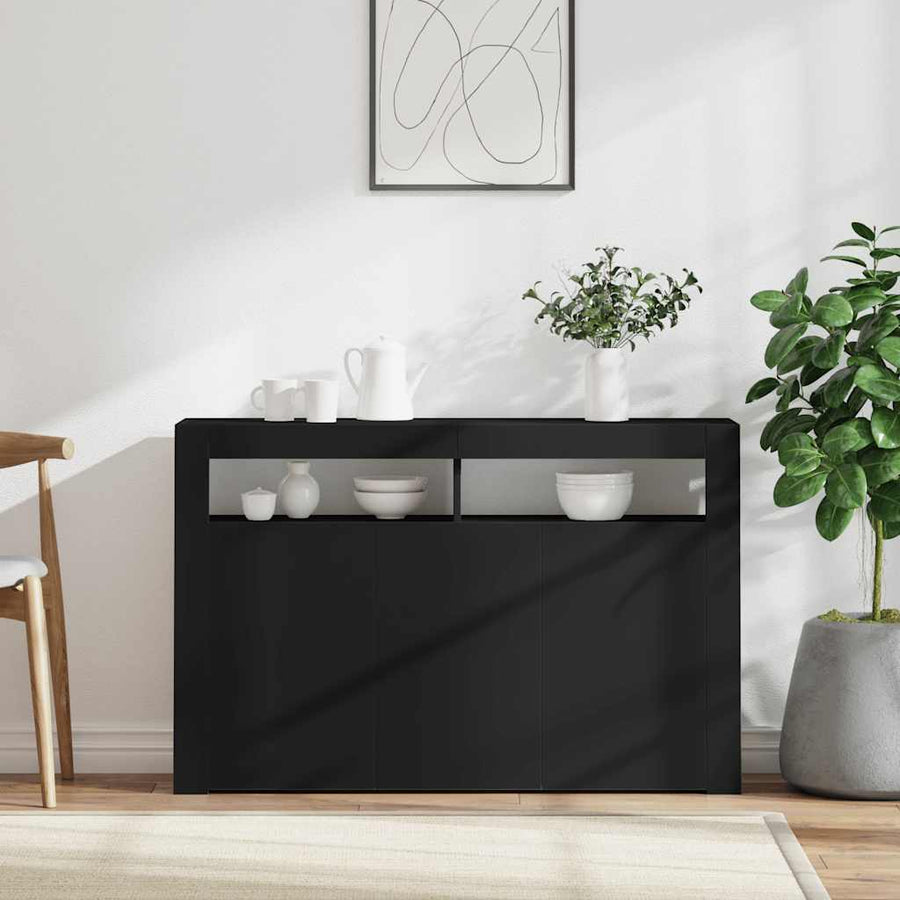 Dressoir Met Led-Verlichting 115,5X30X75 Cm 115.5 x 30 x 75 cm