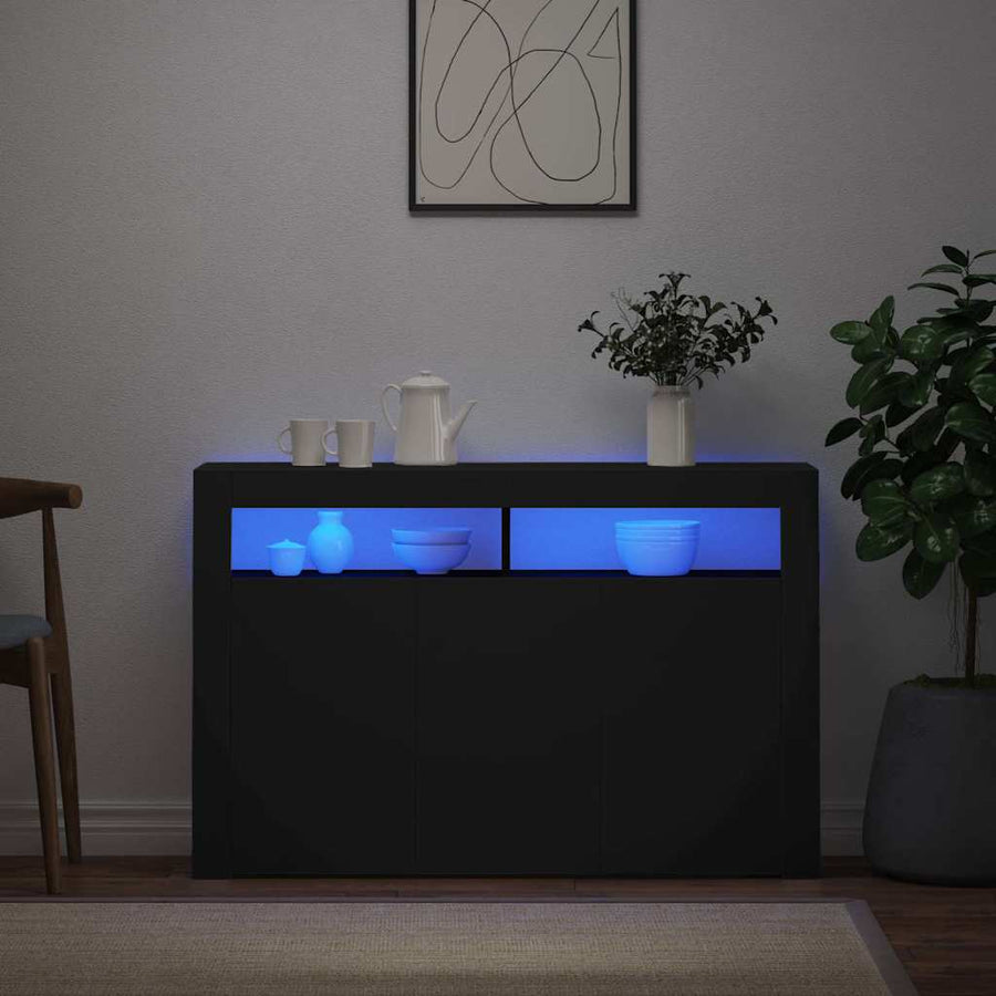 Dressoir Met Led-Verlichting 115,5X30X75 Cm 115.5 x 30 x 75 cm