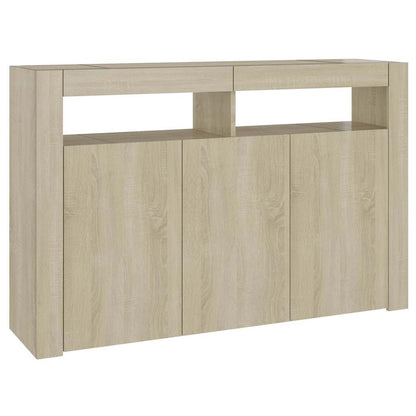 Dressoir Met Led-Verlichting 115,5X30X75 Cm Kleur 115.5 x 30 x 75 cm