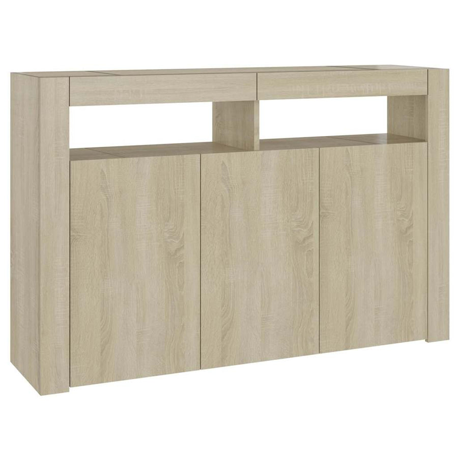 Dressoir Met Led-Verlichting 115,5X30X75 Cm Kleur 115.5 x 30 x 75 cm