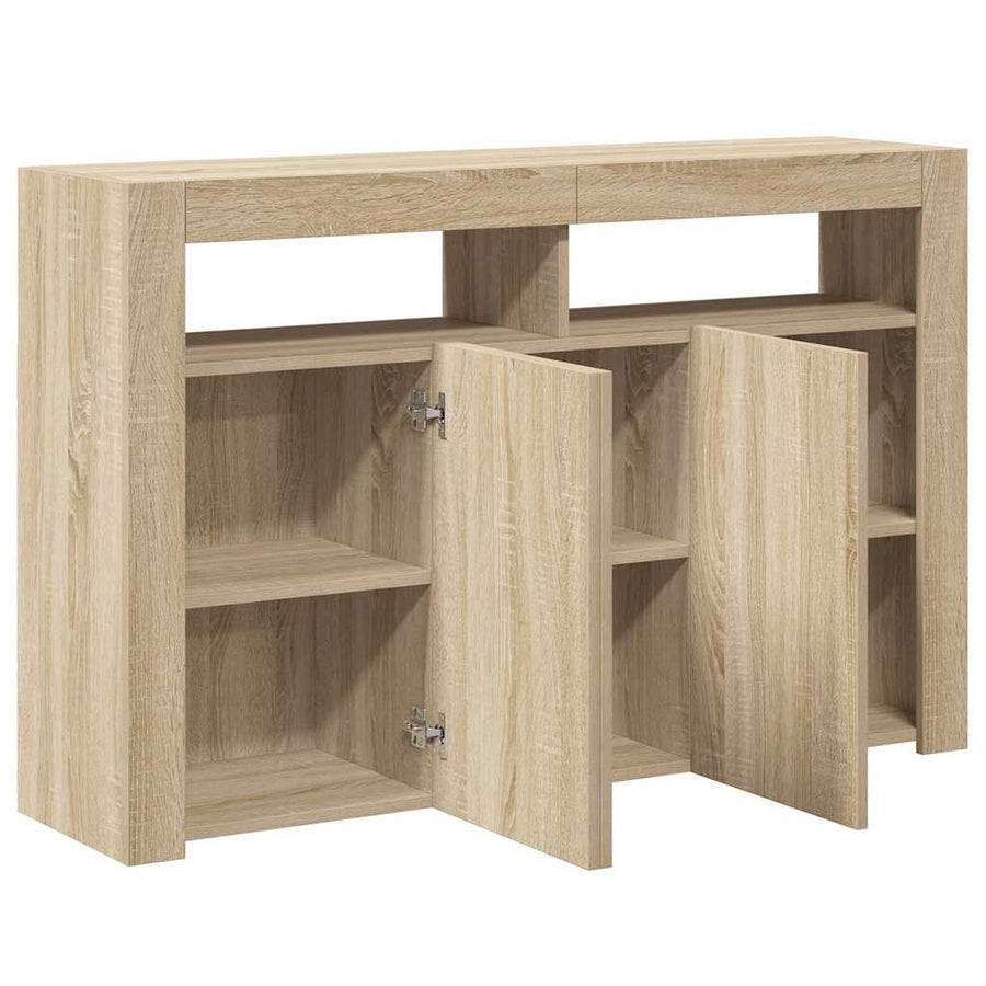 Dressoir Met Led-Verlichting 115,5X30X75 Cm Kleur 115.5 x 30 x 75 cm