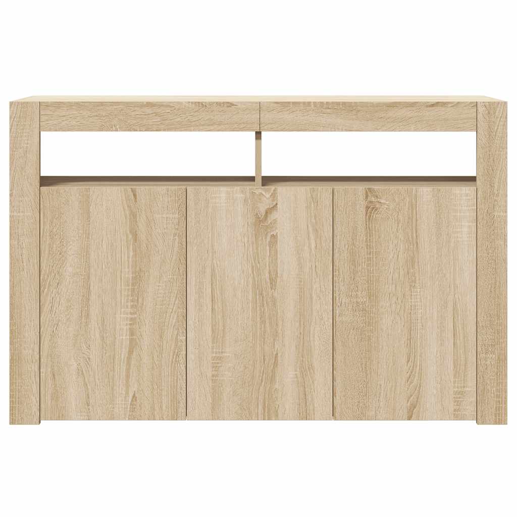 Dressoir Met Led-Verlichting 115,5X30X75 Cm Kleur 115.5 x 30 x 75 cm