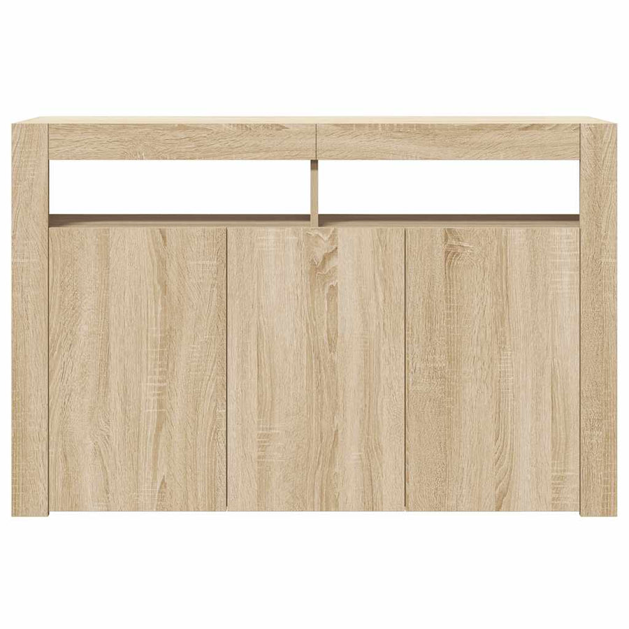 Dressoir Met Led-Verlichting 115,5X30X75 Cm Kleur 115.5 x 30 x 75 cm