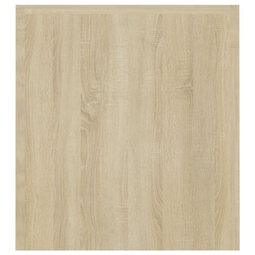 Tv-meubel met LED-verlichting 120x35x40cm sonoma eikenkleurig Sonoma eiken