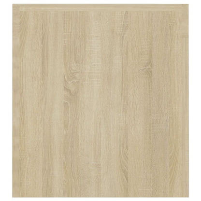 Tv-meubel met LED-verlichting 120x35x40cm sonoma eikenkleurig Sonoma eiken