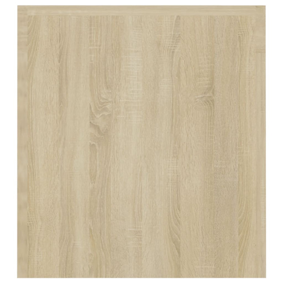 Tv-meubel met LED-verlichting 120x35x40cm sonoma eikenkleurig Sonoma eiken