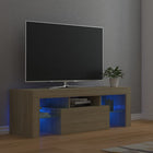 Tv-meubel 120x35x40 cm sonoma eiken LED