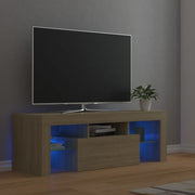 Tv-meubel 120x35x40 cm sonoma eiken LED