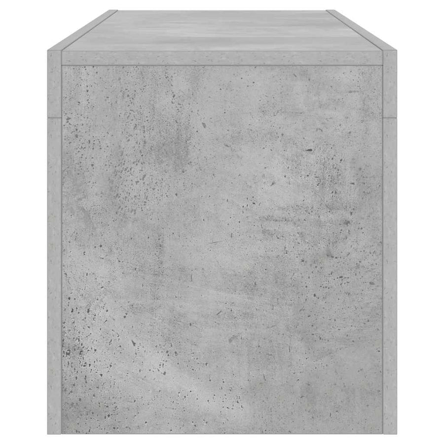 Tv-Meubel Met Led-Verlichting 120X35X40 Cm Betongrijs