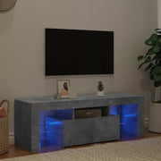 Tv-meubel 120x35x40 cm betongrijs led