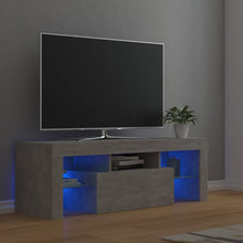 Tv-Meubel Met Led-Verlichting 20X35X40 Cm Betongrijs