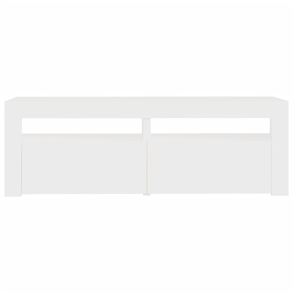 Tv-Meubel Met Led-Verlichting 20X35X40 Cm Wit