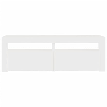 Tv-Meubel Met Led-Verlichting 20X35X40 Cm Wit