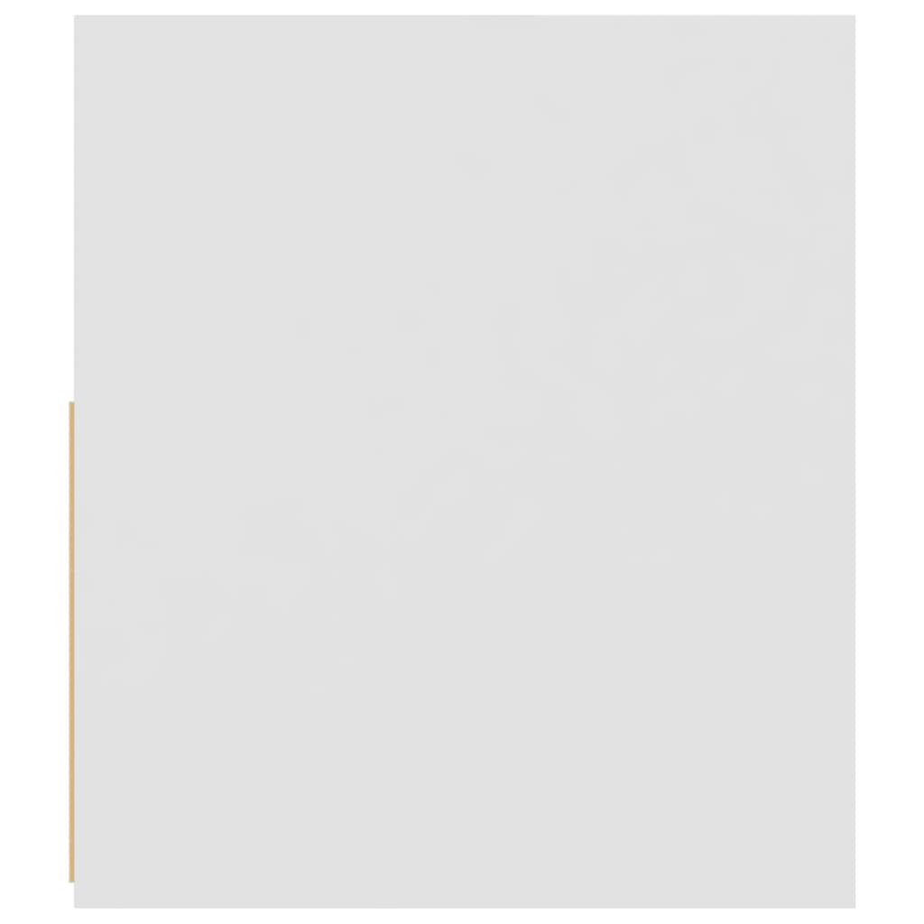Tv-Meubel Met Led-Verlichting 20X35X40 Cm Wit