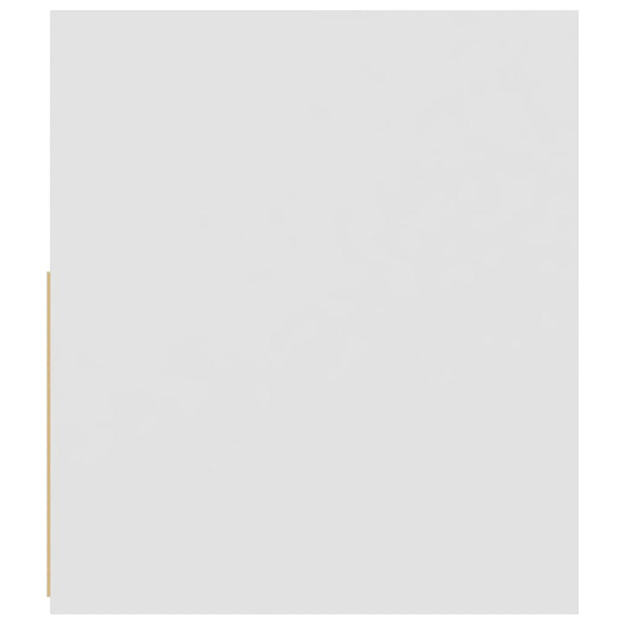 Tv-Meubel Met Led-Verlichting 20X35X40 Cm Wit