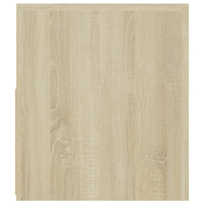 Tv-Meubel Met Led-Verlichting 20X35X40Cm Kleurig Sonoma eiken