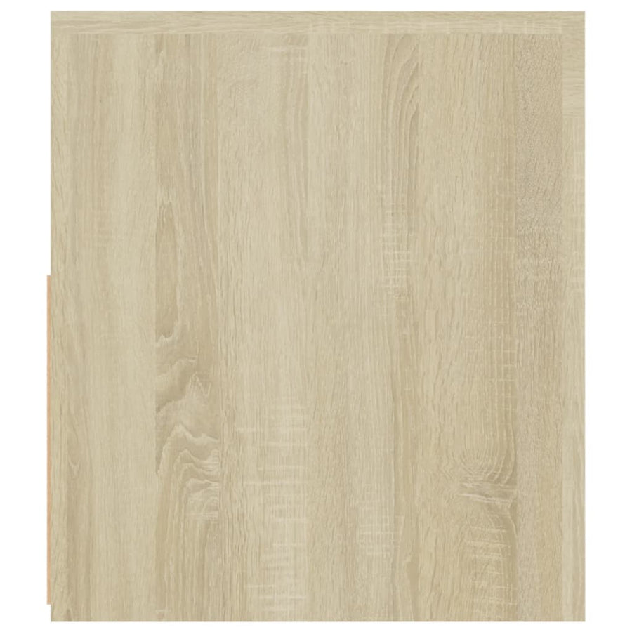 Tv-Meubel Met Led-Verlichting 20X35X40Cm Kleurig Sonoma eiken