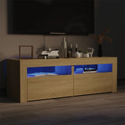 Tv-meubel 120x35x40 cm sonoma eiken led