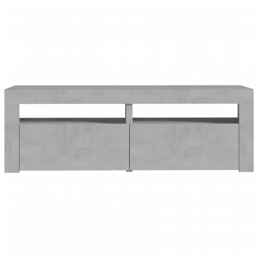 Tv-Meubel Met Led-Verlichting 20X35X40 Cm Betongrijs