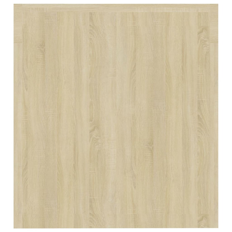 Tv-meubel LED-verlichting 140x36,5x40 cm sonoma eikenkleurig Sonoma eiken