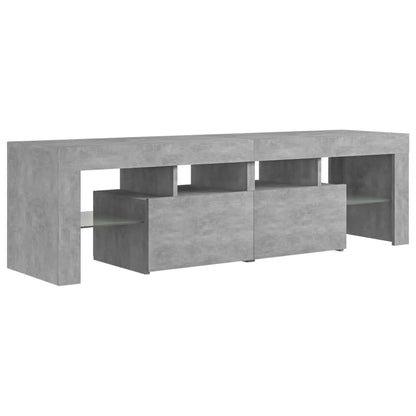 Tv-Meubel Met Led-Verlichting 40X36,5X40 Cm Betongrijs