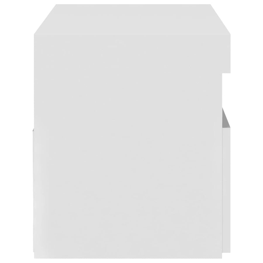 Tv-Meubel Met Led-Verlichting 1 75 x 35 x 40 cm Wit