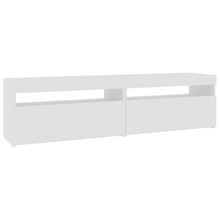 Tv-Meubelen Met Led-Verlichting 2 75 x 35 x 40 cm Wit