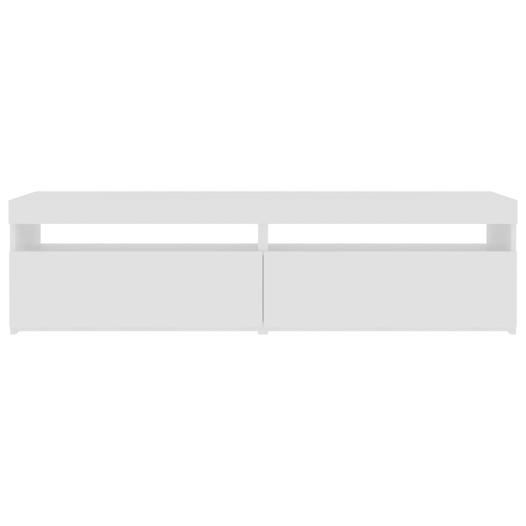 Tv-Meubelen Met Led-Verlichting 2 75 x 35 x 40 cm Wit