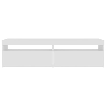 Tv-Meubelen Met Led-Verlichting 2 75 x 35 x 40 cm Wit